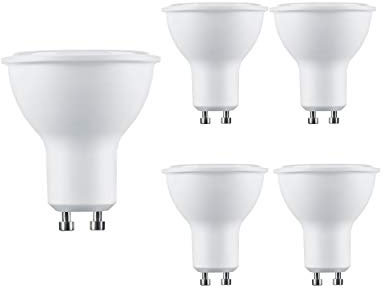 Calugy 5er Pack LED Spot Alu-Plastic PAR16 7-45 Watt GU10 600 Lumen 860 Tageslicht nicht dimmbar - LED Halogenstrahler - LED Reflektorlampe - LED Spot - LED Reflektor – Spot - GU10 Leuchtmittel