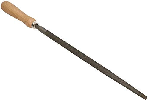 KOTARBAU® Werkstattfeile Rund Länge: 350 mm Hieb 2 (Mittel) Handfeile Rundfeile Metallfeile für grobe Metallverarbeitung