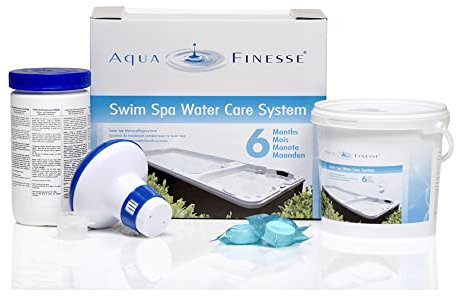AquaFinesse Swim Spa Box mit Chlortabletten, Swim Spa Wasserpflege