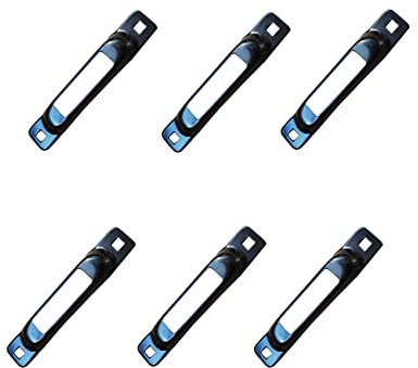 XHTECH Sistema de amarre de ranura en E individual, anclaje de amarre, sistema de anclajes de riel mini E para remolque, furgoneta, camiones, camionetas, paquete de 6