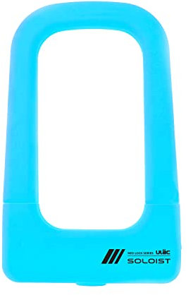 Lucchetto Bicicletta Antifurto U - Alta Sicurezza con 3 Chiavi Arco in Lega 14 mm Ultraleggero per Bici, Moto, Monopattino Elettrico e Scooter (Blu)