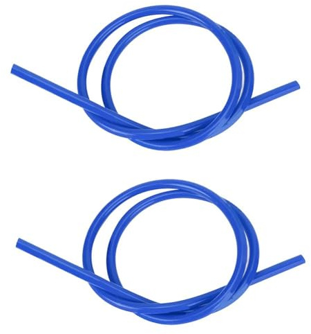 2 pezzi 8 mm filo di accensione in carburo di silicio con nucleo per candela cavi di accensione lunghi 1 m(Blu)