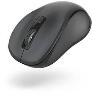 Hama Bluetooth Mouse Wireless (3 Buttons, 800dpi/1200dpi/1600dpi, Optical Mouse Wireless, Computer Mouse, for Laptop/PC/Tablet, Noiseless, Battery, for Right-Handed/Left Handed Users) Anthracite