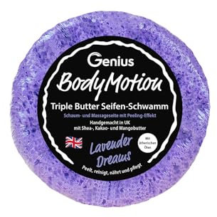 Genius Body Motion Triple Butter Seifen-Schwamm Duftnote Lavender Dreams