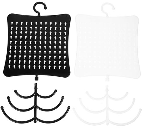 2 Stück Ohrring-Halter, Schmuck-Organizer, Wand-Ohrring-Aufbewahrungsregal, Schmuck-Display-Halter, Wand-Schmuck-Organizer, Ohrring-Organizer, hängender Halsketten-Organizer, Halsketten-Aufhänger/94