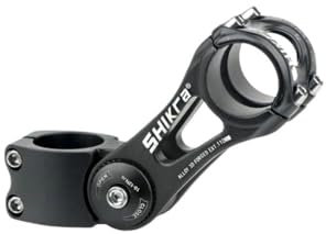 WANGBINGXING Fahrrad Lenkervorbau Vorbau Riser Power Fahrrad Lenker Vorbau Einstellbar Aluminium Legierung Fahrrad Lenker Verstellbaren Vorbau Schwarz/Rot Klapp Fahrrad Vorbau(Color:B-28.6mm 110mm)