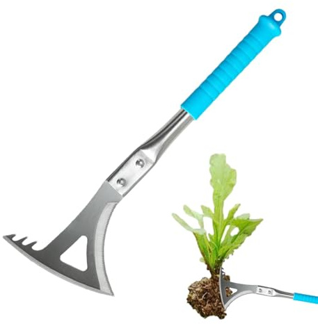 Diserbante a mano - Diserbante a mano - Spina per erbacce a risparmio di lavoro, strumento di diserbo da giardino in acciaio inox, strumento di estirpazione manuale con manico, strumento di diserbo