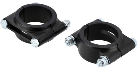 Set: Klemmstücke für Schutzblech, Schwarz matt - Simson S50, S51, S70, SR50, SR80