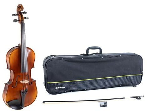 GEWA Violagarnitur Allegro VA1 – 40,8 cm spielfertig, inkl. Violakoffer, Carbon Bogen, Thomastik Infeld AlphaYue Saiten