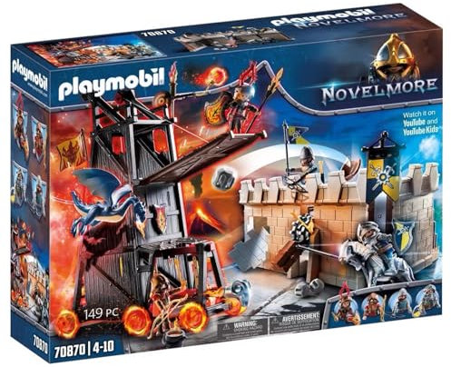 PLAYMOBIL® 70870 - Novelmore - Spielset, Angriff mit dem Kampfturm