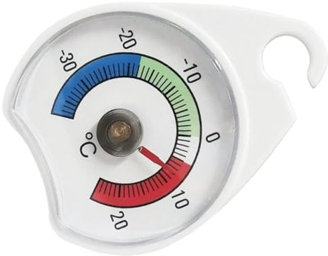 Cabilock Termómetro Para Alimentos De Cocina Indicador De Temperatura Para Refrigerador y Congelador Medidor De Temperatura Portátil Para Uso Doméstico y Frigoríficos