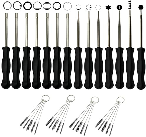 YGQ Kit d'outils de réglage de carburateur 14 pièces pour tronçonneuse STHIL Ryobi Husqvarna Echo Poulan Homelite Weed Eater Wacker Tondeuse souffleur de feuilles Tondeuse à gazon