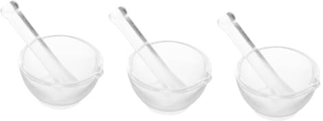 Warmhm 3 Sätze Klein Schüssel Schleifer Medikamentenbrecher Stößel Medizin Mühle Tablettenbrecher Pillenmühle Schleifschale Mühle Für Chinesische Medizin Glas