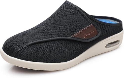 Ortopediska Diabetiska Promenadskor, Utomhus Promenader Sneakers Edema Skor Extra Bred Komfort För Diabetiker, Äldre, C, 7 UK