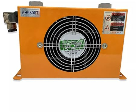 AH0608T Radiatore dell'aria idraulico Scambiatore di calore in alluminio Portata 60 l/min Radiatore dell'olio Bassa rumorosità Ampia applicazione(12V)