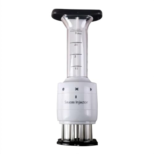 2 in 1 Meat Tenderizer and Marinade Injector, Stainless Steel Meat Injector with Ul-tra Acute Needle, Professional Kitchen Tool for Beef Chicken Pork