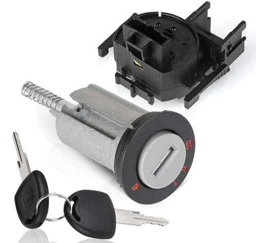 DBREAKS Interruttore di Blocco dell'accensione con Chiavi 9115863 90511999 | Compatibile con Vauxhall Tigra B Combo C Meriva-A Corsa-C, Serratura di Sicurezza e Chiavi