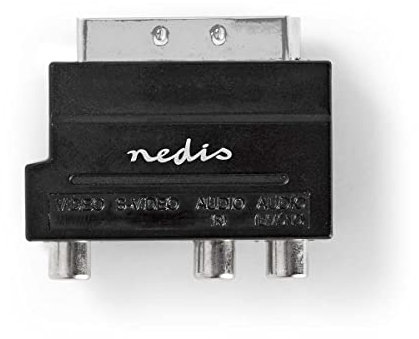 Nedis CVBW31902AT SCART Adapter | SCART Male - 3x RCA Female + S-Video Female