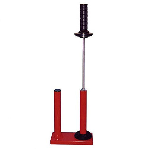 1 Handabroller für Stretchfolie in rot Stretchfolienabroller