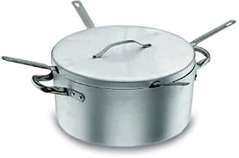 LACOR 20337 - Colador 4 Sectores Con Cacerola y Tapa Chef Aluminio 36cm
