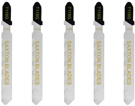 5 x Saxton Jigsaw blades T118G fit Bosch, Dewalt, Hitachi, Makita, Festool etc