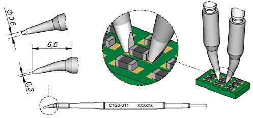 JBC C120011 Entlötspitzenpaar für PA120-A