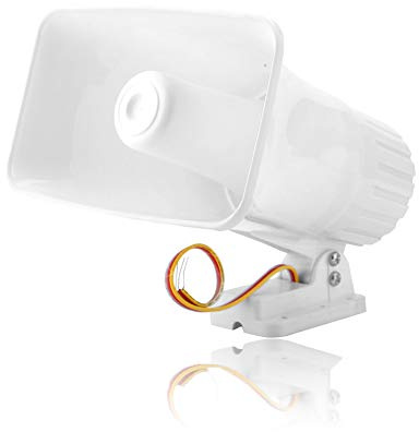 Sirène d'alarme 12V pour la sécurité à la maison à double tonalité 150dB avertissant le système d'alarme Althorn avec le boîtier ignifuge, approprié à l'équipement d'alarme d'alarme de fuite / gaz / p