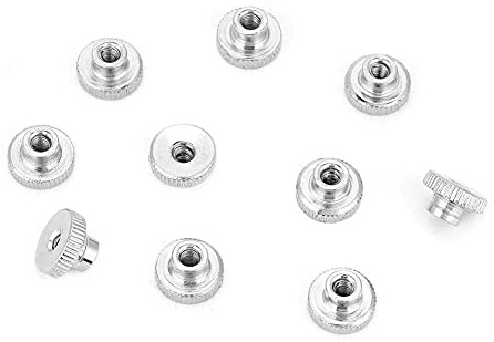 M3 M4 M5 M6 M8 M10 Verzinkter Kohlenstoffstahl Handfeste Rändelmuttern Griff Mit Muttern Für Mechanische Bauteile Und Elektronische Geräte (M3 (10 Stk))