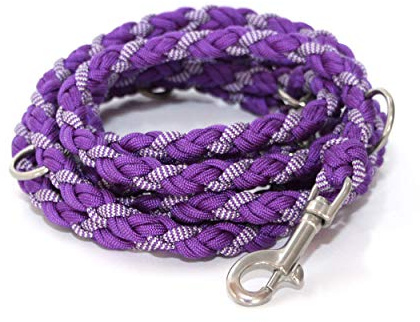 Paracord Leine, Hundeleine, verstellbare Führleine, verschiedene Längen und Karabiner wählbar