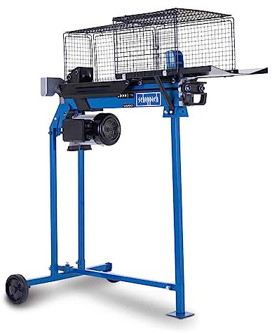 Scheppach liegend Holzspalter HL760LS Brennholzspalter Hydraulikspalter | elektrisch 230V | 2200W Leistung | Spaltkraft 7 Tonnen | Spaltlänge 520mm | inkl. Untergestell