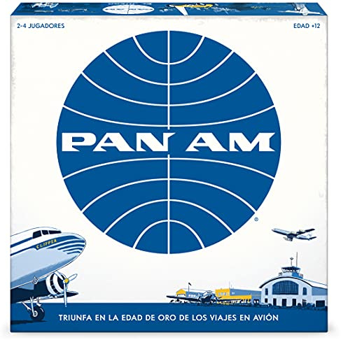 Funko Games - Pan Am - Idioma Español - Juego de Mesa Estratégico para Adultos y Niños a Partir de 12 años - Juego de Historia Aérea - 2 a 4 Jugadores - 60 Min