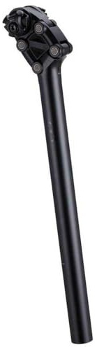 BBB Cycling ActionPost Bike Seatpost with Suspension | for Roadbike, MTB and E-Bike | Seatpost Extra Long 400 mm - Black - BSP-42
