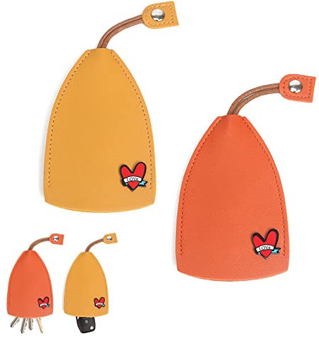Sacchetto Porta Chiave, 2pcs Tirare Fuori Portachiavi Auto Donna Pu Borsa Portachiavi Animali Custodie per Chiavi Auto per Le Donne Ragazze Protezione Portachiavi Holder