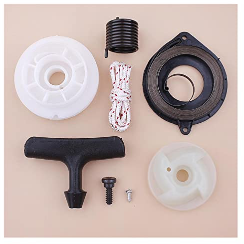 Rückstoßstarter Rollenscheibe Federgriff Seilsatz for for Husqvarna 435 440 445 450 44 5E 450E. Kettensäge