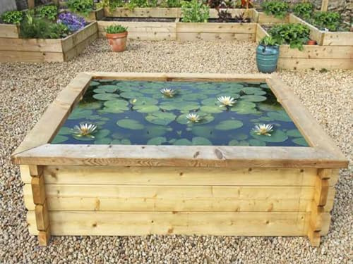 Avon Raised Garden Pond With Liner - 6ft x 6ft (32in)