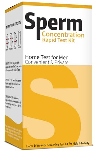 Male Fertility Home Test Kit for Men-Trak Plus Male Fertility Testing System- Easy to Read Results, Over 98% Accurate - Shows Normal or Low Sperm Count