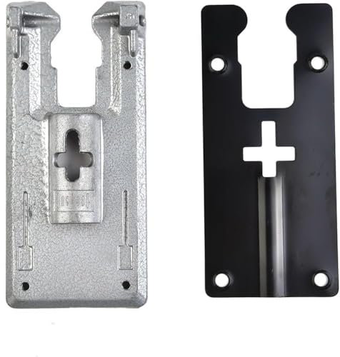 Confezione da 2 piastre di base per seghetto alternativo 4304, materiale in alluminio e ferro, accessori di ricambio per seghetto alternativo