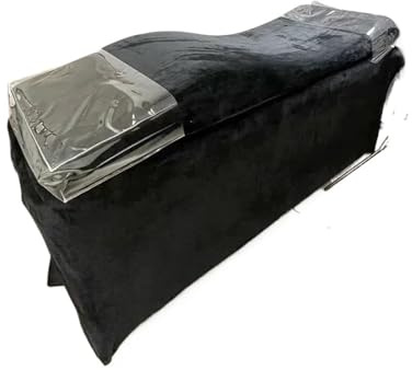 Matelas Table De Massage Surmatelas et couvre-lit for cils, coussin ergonomique incurvé for table de massage, matelas for cils for salon de beauté Coussin Massage(Bed and PVC Cover,180x60 cm)
