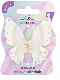 invisibobble Clipstar M Fairy Fierce (1 Stück) – Haarspange Damen im Butterfly-Design – Glitzernde Haarklammer mit Schmetterling – Für dünnes & dickes Haar – Magisches Statement-Piece für jeden Look