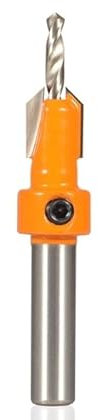 1-5 piezas 8MM vástago Hss avellanador enrutador broca tornillo Extractor carpintería fresadora for madera(8x8x3.0)