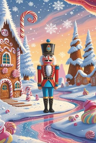 Nutcracker Candyland Journal: Charming Candyland Theme Blank Notebook for Nutcracker Market, Christmas Holidays and Gift Giving 6x9 110 Pages