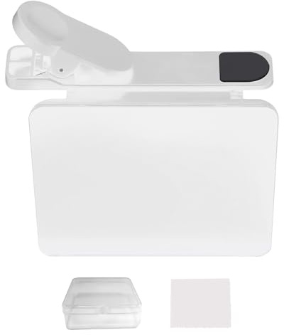 Handy Kamera Spiegelclip Kit - reflektierender Aufsatz für Fotografie, kompaktes kreatives Aufnahme Set | multifunktionales Smartphone Spiegel Zubehör für Selfies Vlogs Portraits, ideal für Teenager M