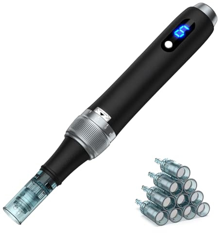 0.25mm Microneedle Derma Roller Pen - Micro Needle Roller Pen for Skin Tools for Men and Women Home Use