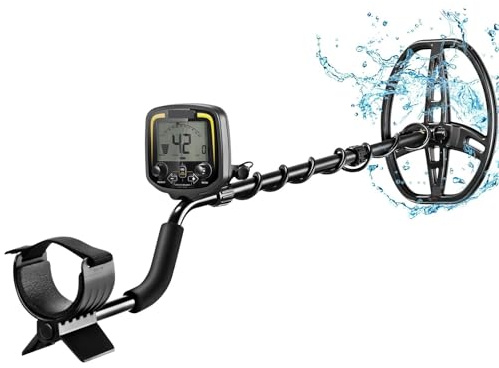 Metal detector per adulti, Metal Detector sotterraneo professionale profondità oro giallo scanner ricerca cercatore rilevatore tesoro pinpointer 11 pollici