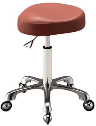 Generico Sgabello Da Sella Professionale Con Ruote, Girevole Ergonomico, Regolabile In Altezza, For Salone Di Bellezza, Tatuaggi, Home Office(Color4)