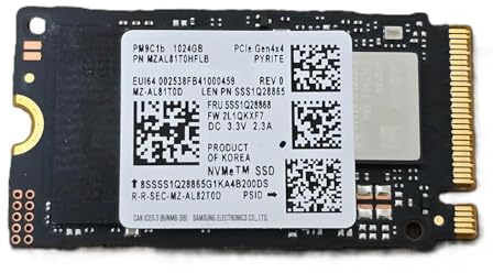 Samsung SSD 1TB, M.2 PCIe Gen 4.0 x4 NVMe, Serie PM9C1B 2242, Velocità Lettura/Scrittura Sequenziale fino a 7.100/6.700 MB/s, MZAL81T0HFLB - OEM BULK