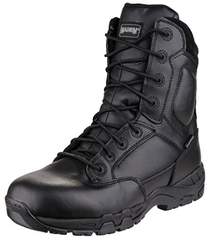 Magnum M800680_21 Viper Pro 8.0 Leather Waterproof, Unisex Adults’ SRA Work Boots, Black (Black 21), 8 UK (42 EU)