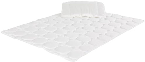 Träumeland EinziehdeckenSET Tencel, Größe 100 x 135 cm + 40 x 60 cm, weiß