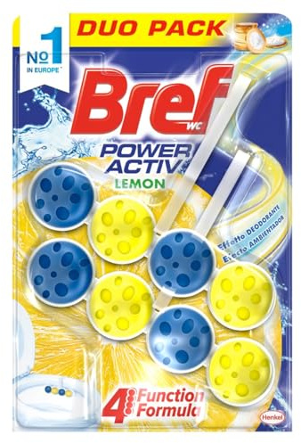 Bref Power Activ Duplo Zitrone Korb WC-Paket 2 x 50 gr – Total: 100 gr