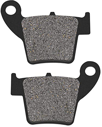 AHL 1 paio di pastiglie freno posteriori per moto Compatibili con HONDA-HM CRE50 Six Competition 2007-2008/CRM 125 R Supermoto 2007/CRM F 125 X 2009/CR 230 Easy Trail 2004(Semi métal)